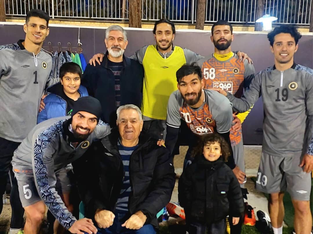 برگزاری تمرین سپاهان با حضور الگوی حجازی