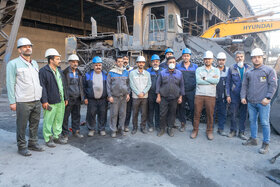 بازدید نوروزی مدیرعامل فولاد مبارکه از مجتمع فولاد سبا