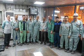 بازدید نوروزی مدیرعامل فولاد مبارکه از مجتمع فولاد سبا