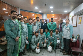 بازدید نوروزی مدیرعامل فولاد مبارکه از مجتمع فولاد سبا