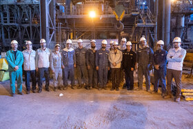 بازدید نوروزی مدیرعامل فولاد مبارکه از مجتمع فولاد سبا