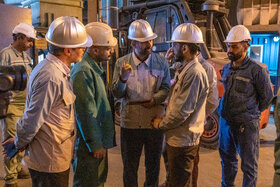 بازدید نوروزی مدیرعامل فولاد مبارکه از مجتمع فولاد سبا