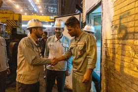 بازدید نوروزی مدیرعامل فولاد مبارکه از مجتمع فولاد سبا