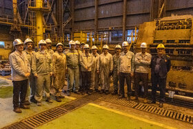 بازدید نوروزی مدیرعامل فولاد مبارکه از مجتمع فولاد سبا