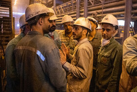 بازدید نوروزی مدیرعامل فولاد مبارکه از مجتمع فولاد سبا