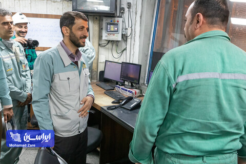 بازدید نوروزی مدیرعامل فولاد مبارکه از مجتمع فولاد سبا