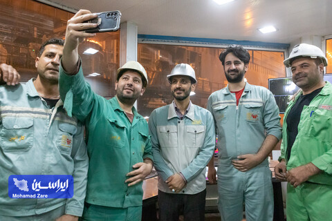 بازدید نوروزی مدیرعامل فولاد مبارکه از مجتمع فولاد سبا