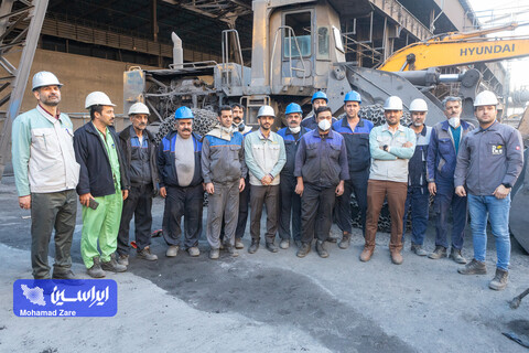 بازدید نوروزی مدیرعامل فولاد مبارکه از مجتمع فولاد سبا