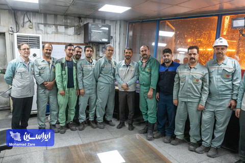 بازدید نوروزی مدیرعامل فولاد مبارکه از مجتمع فولاد سبا