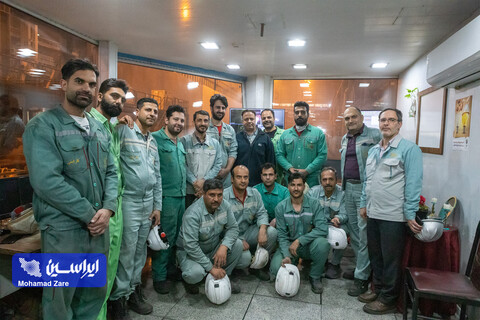 بازدید نوروزی مدیرعامل فولاد مبارکه از مجتمع فولاد سبا