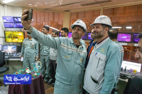 بازدید نوروزی مدیرعامل فولاد مبارکه از مجتمع فولاد سبا