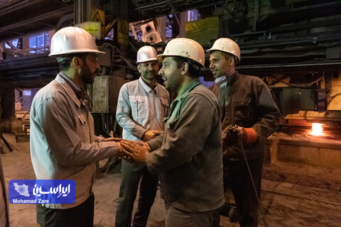 بازدید نوروزی مدیرعامل فولاد مبارکه از مجتمع فولاد سبا