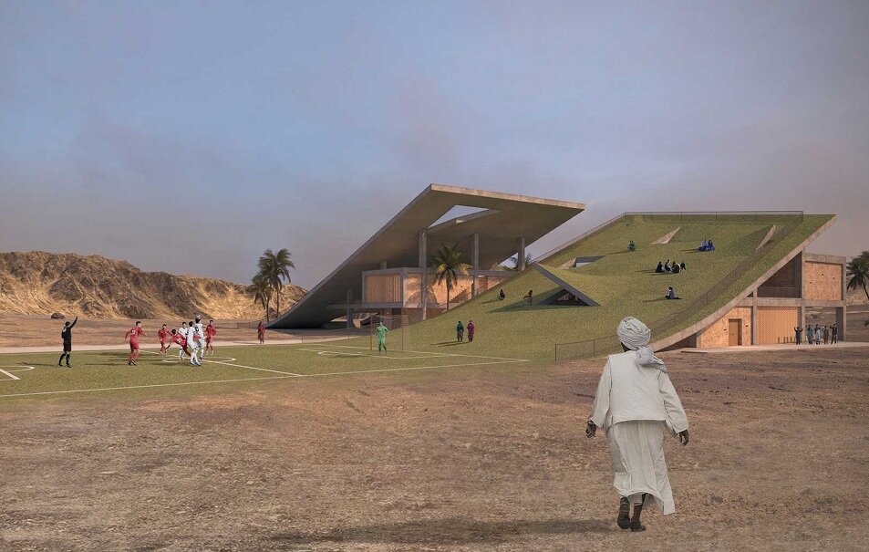 مدرسه‌ای با طراحی خاص در سیستان و بلوچستان تاسیس شد