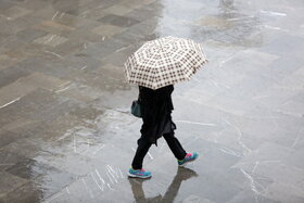 بارش باران در حرم مطهر رضوی