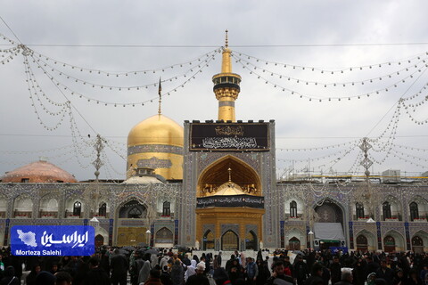 بارش باران در حرم مطهر رضوی