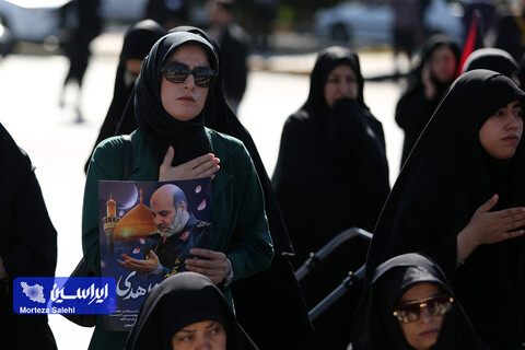 تشییع پیکر مطهر سردار شهید محمدرضا زاهدی در اصفهان