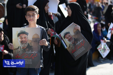 تشییع پیکر مطهر سردار شهید محمدرضا زاهدی در اصفهان