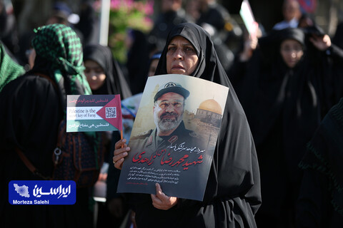 تشییع پیکر مطهر سردار شهید محمدرضا زاهدی در اصفهان