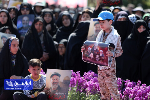 تشییع پیکر مطهر سردار شهید محمدرضا زاهدی در اصفهان