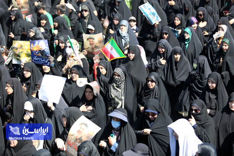 تشییع پیکر مطهر سردار شهید محمدرضا زاهدی در اصفهان