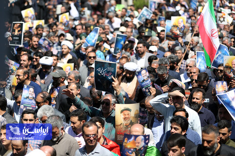 تشییع پیکر مطهر سردار شهید محمدرضا زاهدی در اصفهان