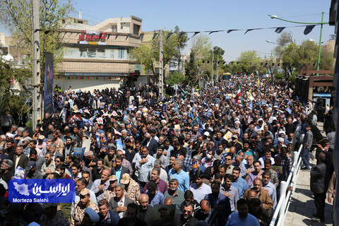 تشییع پیکر مطهر سردار شهید محمدرضا زاهدی در اصفهان