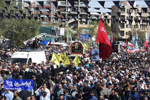 تشییع پیکر مطهر سردار شهید محمدرضا زاهدی در اصفهان