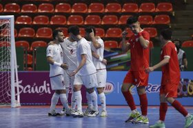 نخستین پیروزی شاگردان شمسایی در جام ملت‌های فوتسال آسیا