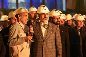 بازدید مدیرعامل سایپا و هیئت همراه و مدیرعامل فولاد مبارکه از خطوط تولید فولاد مبارکه