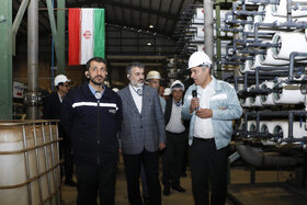 بازدید مدیرعامل سایپا و هیئت همراه و مدیرعامل فولاد مبارکه از خطوط تولید فولاد مبارکه