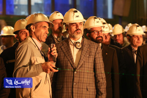 بازدید مدیرعامل سایپا و هیئت همراه و مدیرعامل فولاد مبارکه از خطوط تولید فولاد مبارکه