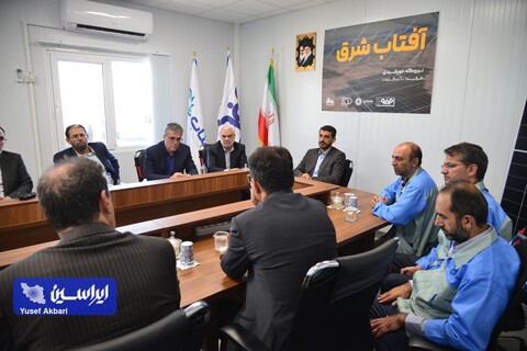 نشست مشترک مدیران ارشد شرکت فولاد مبارکه با مدیران شرکت صناپ