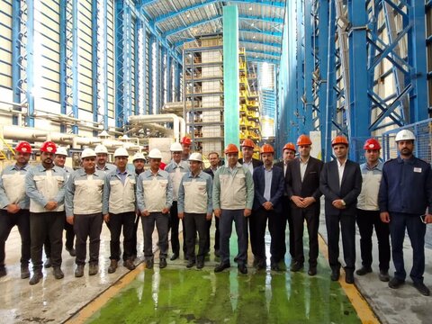 استفاده از همه ظرفیتهای فولاد تاراز در تکمیل زنجیره تولید در گروه فولاد مبارکه  بازدید از فولاد تاراز