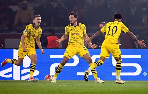 دورتموند پس از ۱۱ سال فینالیست لیگ قهرمانان شد پاریسنژرمن - دورتموند