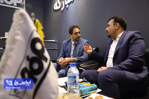 غرفه  شرکت فولاد مبارکه در دومین روز از بیست و هشتمین نمایشگاه بین المللی نفت