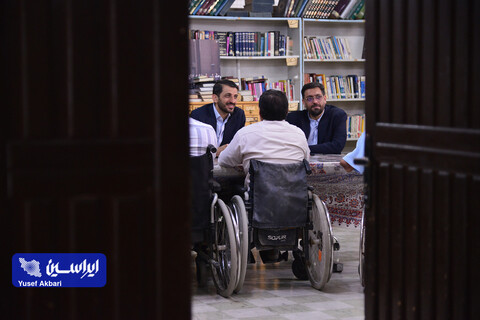 بازدید مدیرعامل فولاد مبارکه از مرکز فرهنگی توانبخشی جانبازان شهید مطهری