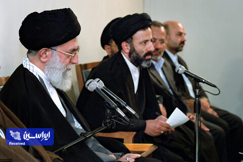 تصاویری از حجت‌الاسلام والمسلمین شهید سیدابراهیم رئیسی در کنار رهبر انقلاب اسلامی