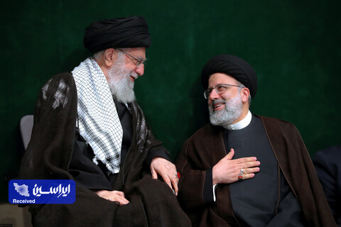 تصاویری از حجت‌الاسلام والمسلمین شهید سیدابراهیم رئیسی در کنار رهبر انقلاب اسلامی