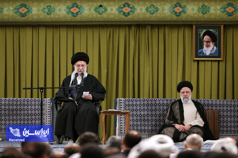 تصاویری از حجت‌الاسلام والمسلمین شهید سیدابراهیم رئیسی در کنار رهبر انقلاب اسلامی