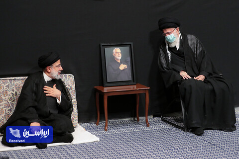 تصاویری از حجت‌الاسلام والمسلمین شهید سیدابراهیم رئیسی در کنار رهبر انقلاب اسلامی