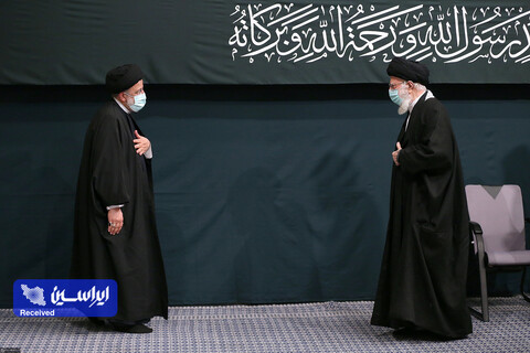 تصاویری از حجت‌الاسلام والمسلمین شهید سیدابراهیم رئیسی در کنار رهبر انقلاب اسلامی