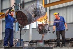 رشد ۳.۳۶درصدی موجودی فولاد در کارخانه‌های چین
