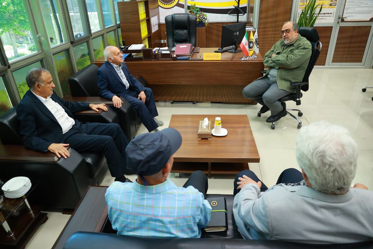 دیدار حسین چرخابی با مدیرعامل سپاهان