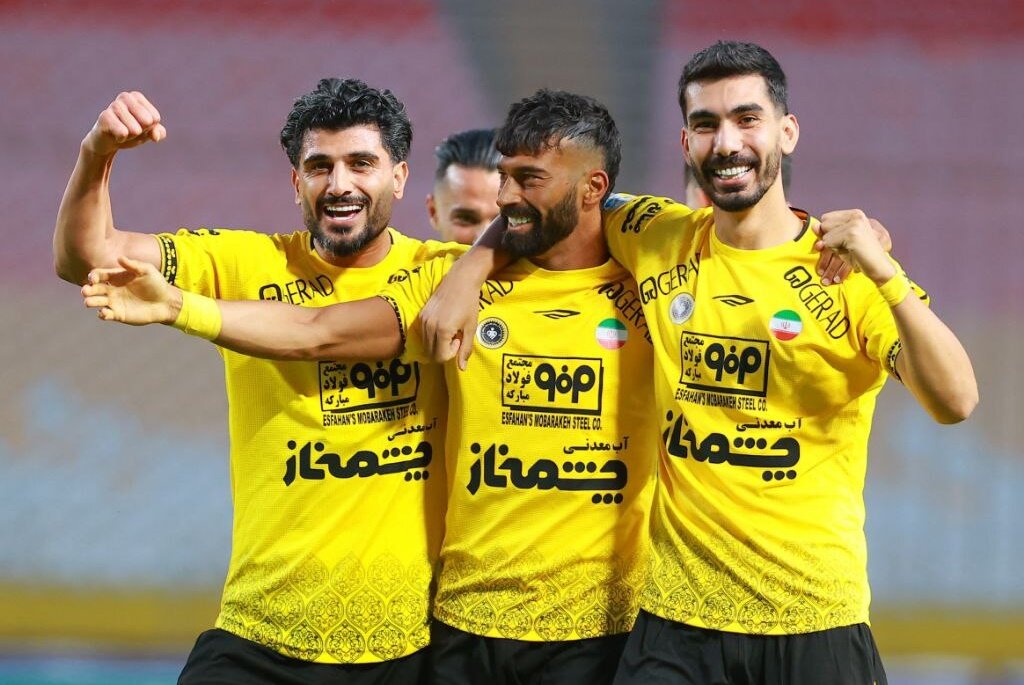 خلاصه بازی سپاهان - شمس‌آذر/ پایان خوش طلایی‌پوشان
