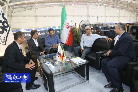غرفه فولاد مبارکه در اولین روز سی و یکیمن نمایشگاه بین المللی صنایع کشاورزی، مواد غذایی، ماشین آلات و صنایع وابسته