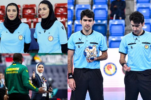 حضور دو کوبل داوری و ناظر فنی ایران در رقابتهای قهرمانی هندبال جوانان دختر جهان هندبال