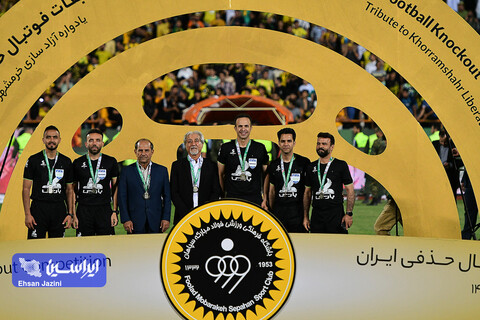 جشن قهرمانی سپاهان در جام حذفی ایران 1403-1402