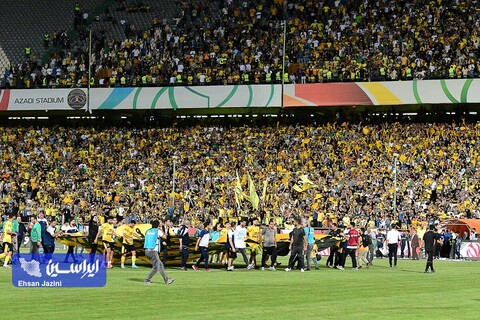 جشن قهرمانی سپاهان در جام حذفی ایران 1403-1402