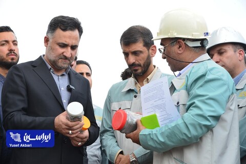 بازدید معاون علمی رئیس جمهور از شرکت فولاد مبارکه و افتتاح و کلنگ زنی دو پروژه در این شرکت