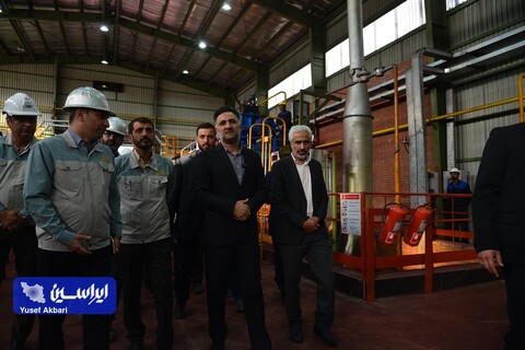 بازدید معاون علمی رئیس جمهور از شرکت فولاد مبارکه و افتتاح و کلنگ زنی دو پروژه در این شرکت